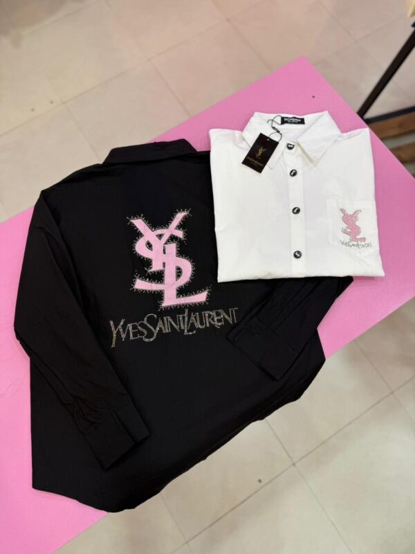 شومیز مستر نگین دار YSL  کد ۱۰۵۵