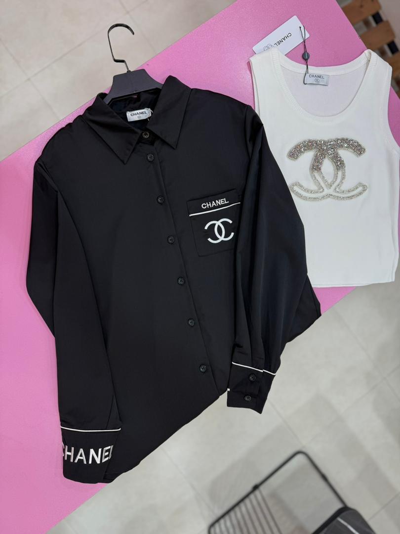 شومیز ساتن chanel کد ۱۱۸۴