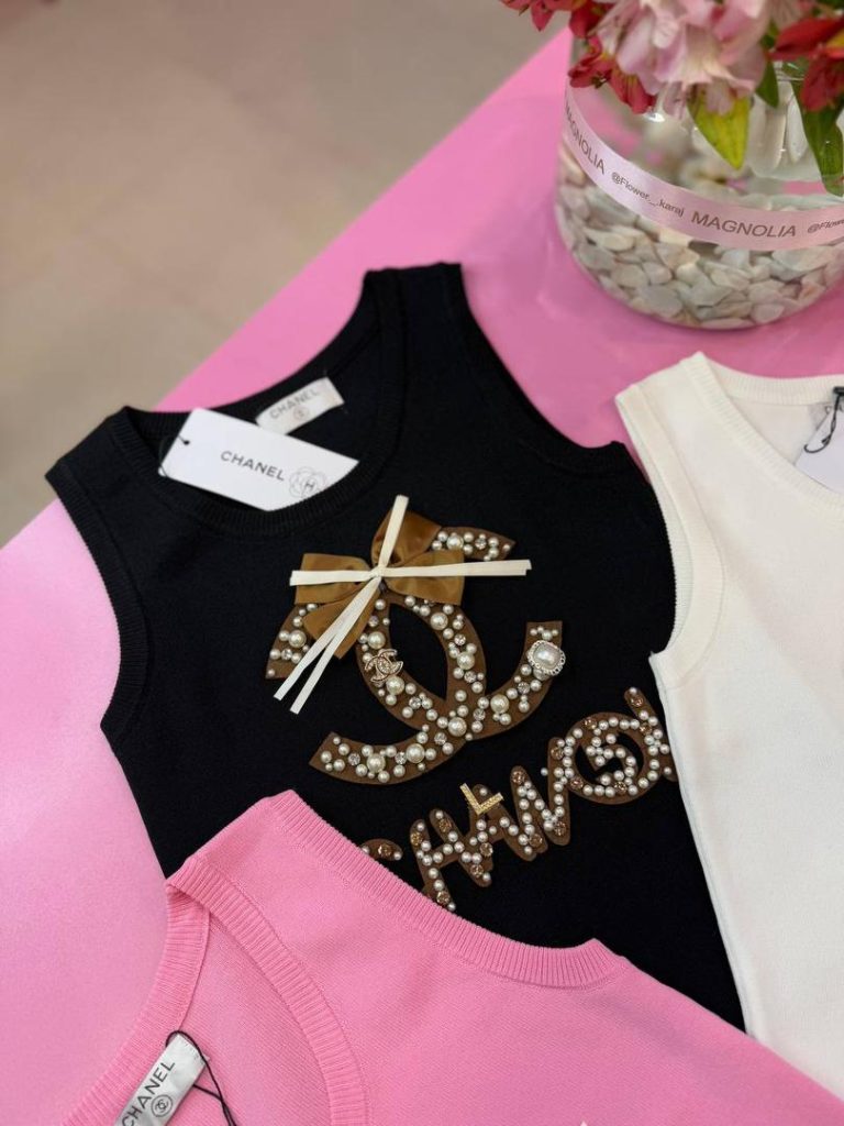 کراپ مستر chanel پاپیونی  نگینی کد ۱۲۱۳