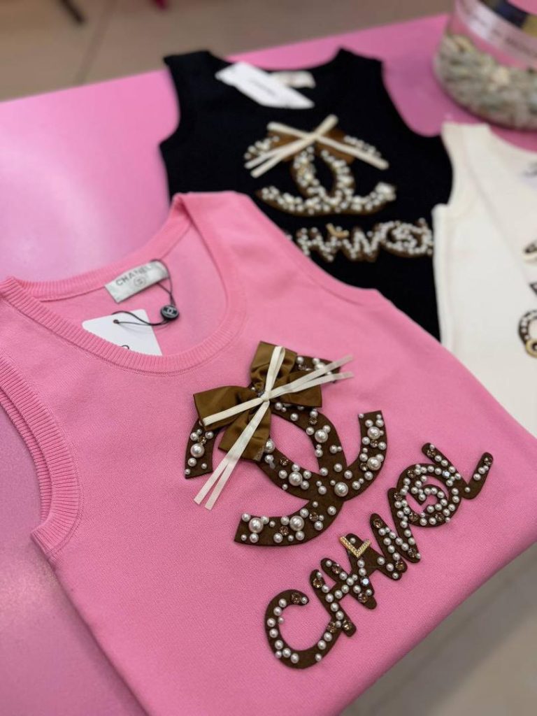 کراپ مستر chanel پاپیونی  نگینی کد ۱۲۱۳