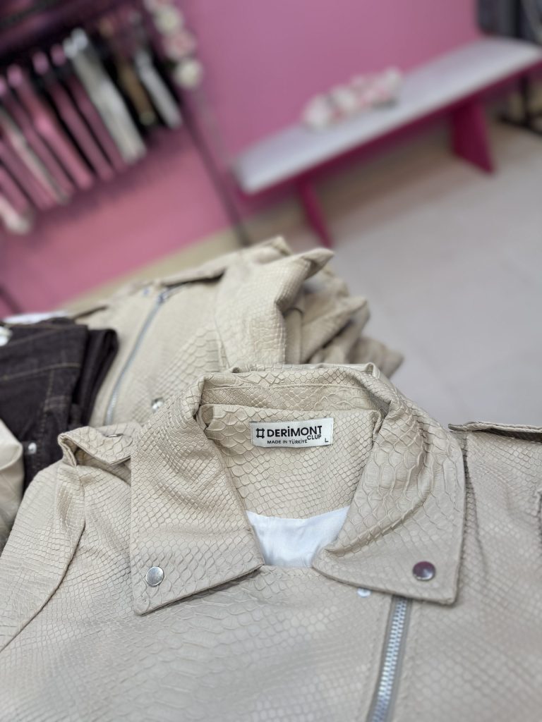 کت چرم کراپ کد ۱۳۰۹