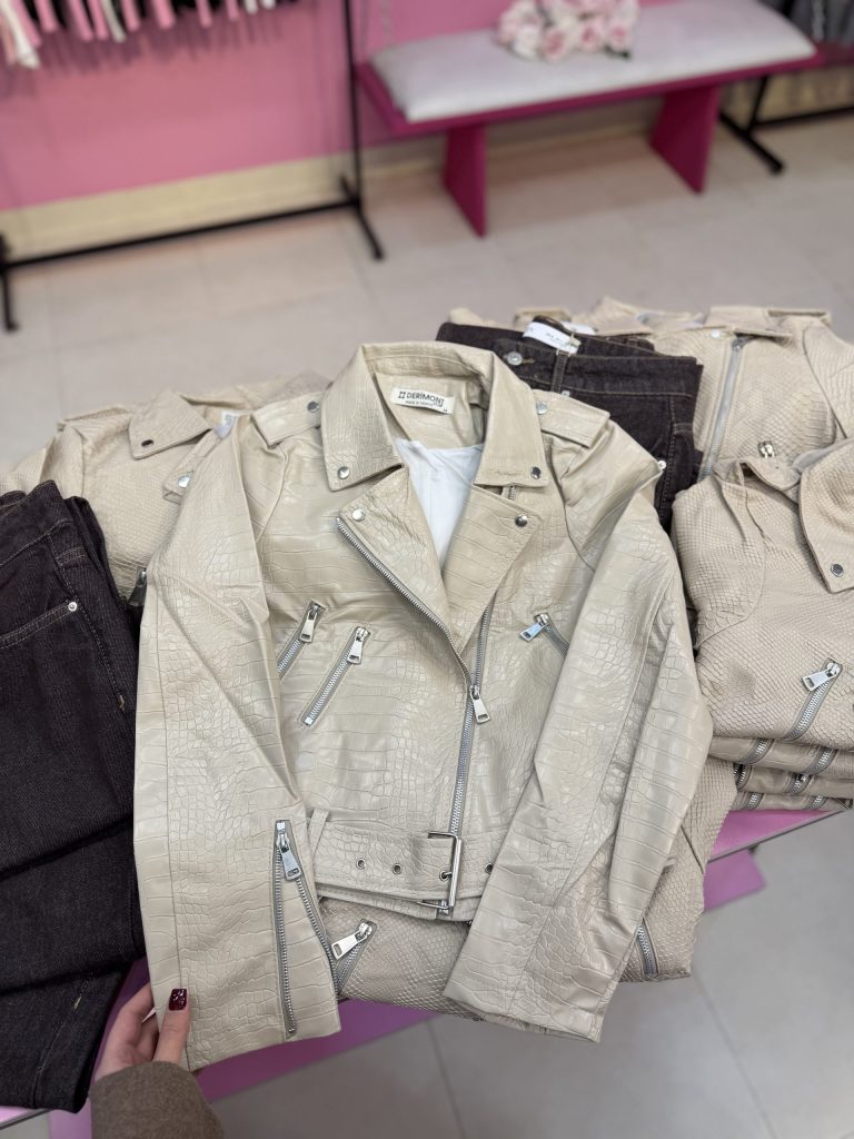 کت چرم کراپ کد ۱۳۰۹