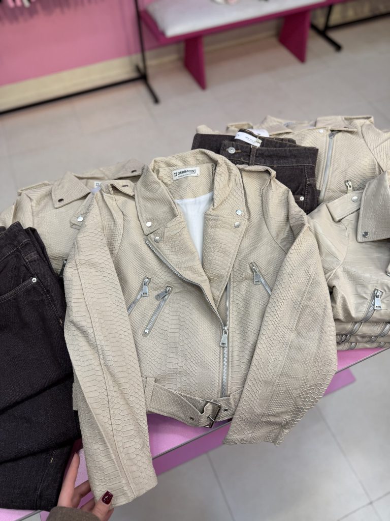 کت چرم کراپ کد ۱۳۰۹