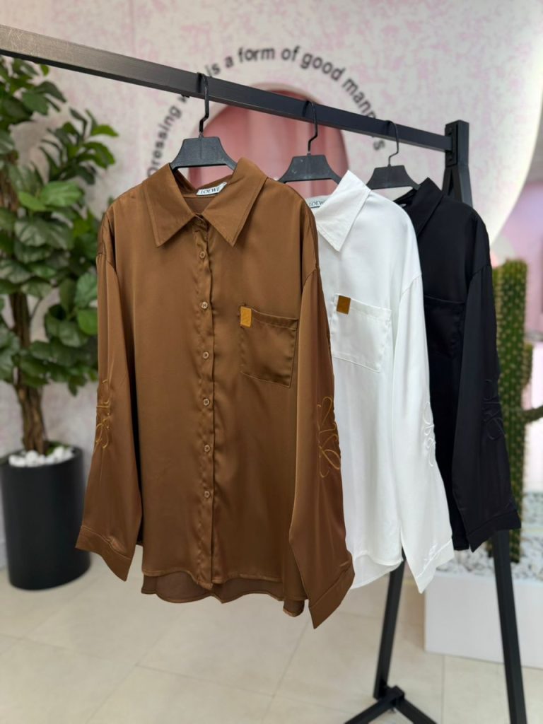 شومیز ساتن Loewe کد ۱۴۲۸