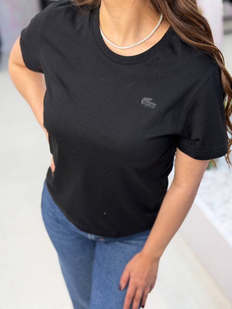 تیشرت کراپ Lacoste  کد ۱۵۱۶