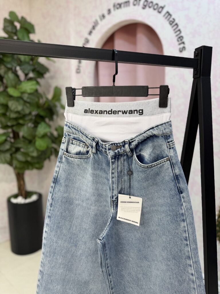 شلوار جین واید Alexander wang کد ۱۵۴۶