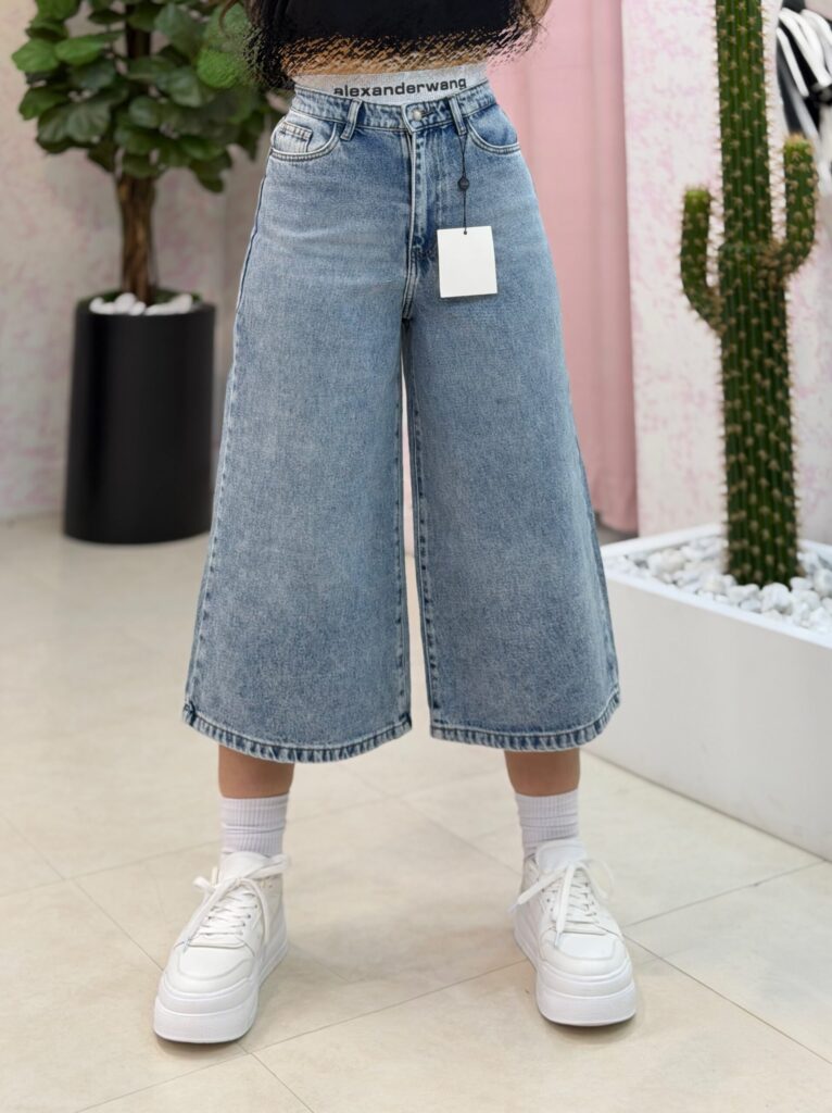 شلوار جین واید Alexander wang کد ۱۵۴۶