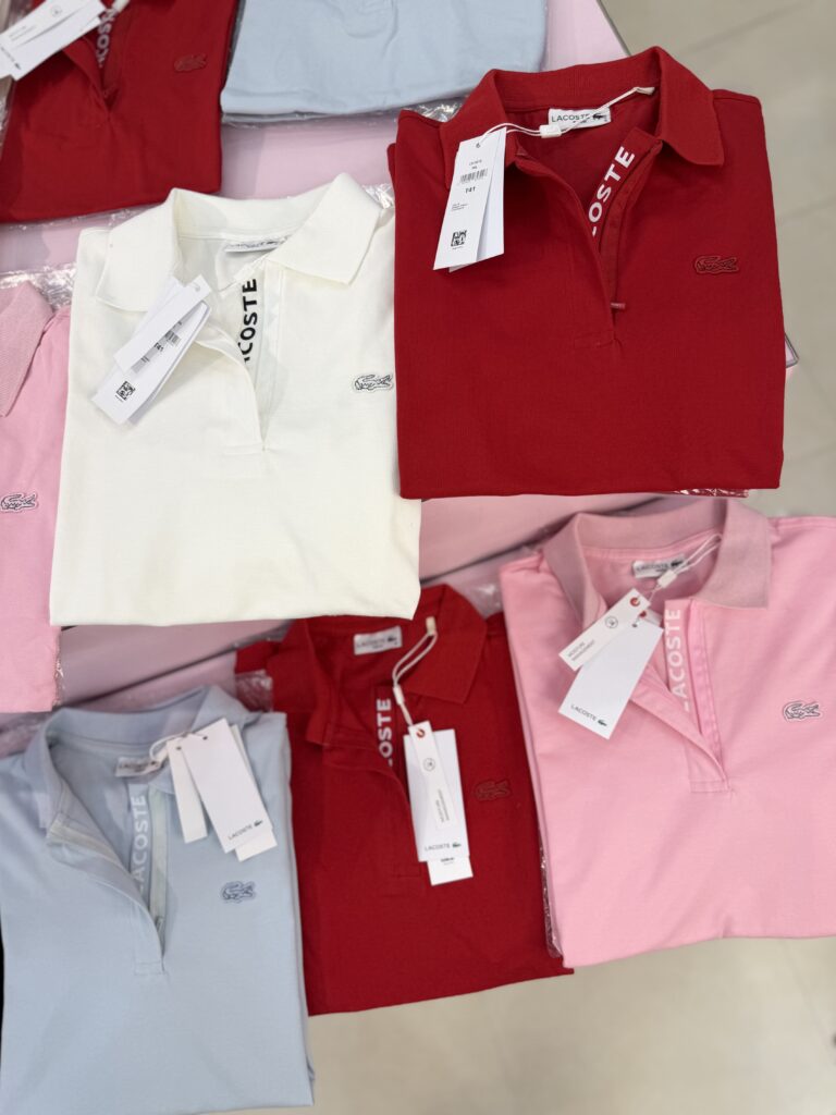 تیشرت نیم زیپ lacoste کد ۱۵۸۴