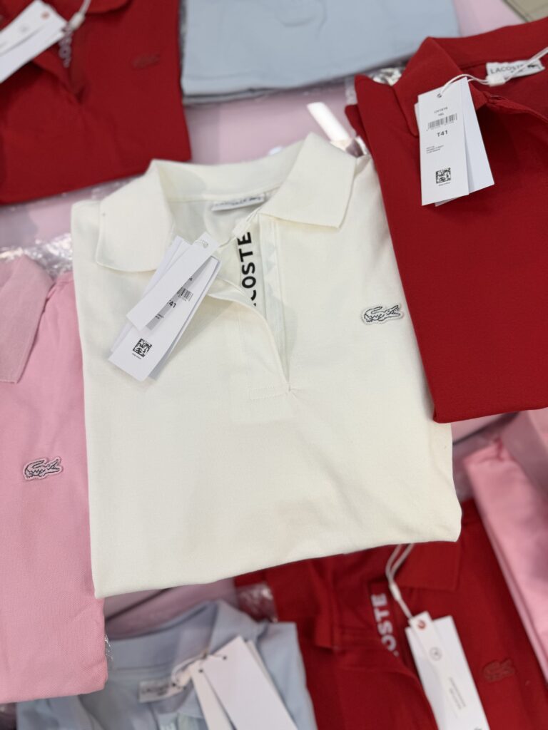 تیشرت نیم زیپ lacoste کد ۱۵۸۴
