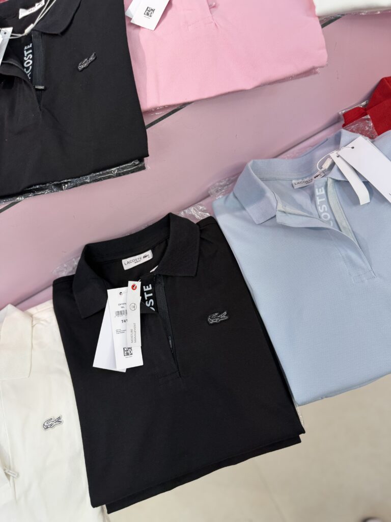 تیشرت نیم زیپ lacoste کد ۱۵۸۴