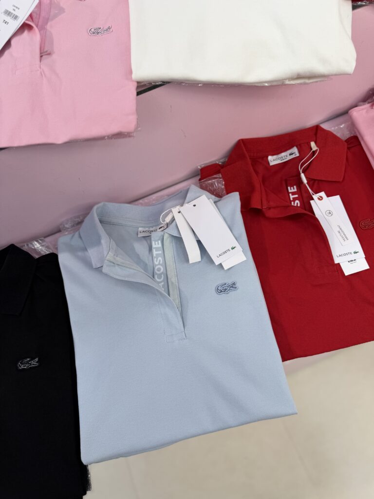 تیشرت نیم زیپ lacoste کد ۱۵۸۴